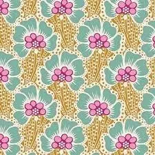 Cotton Beach Ocean Flower Honey Tilda