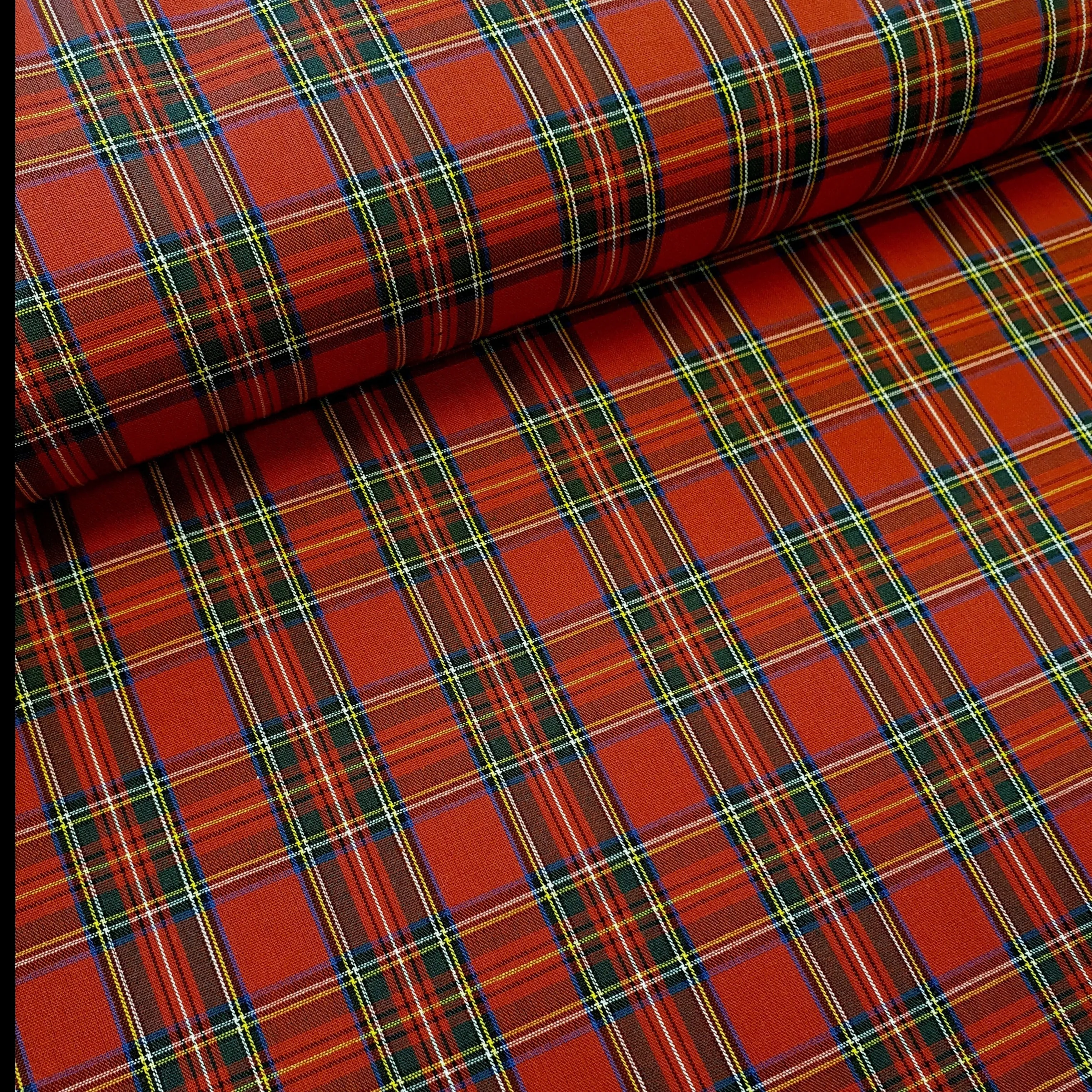 Cotton Tartan - ( Royal Stewart )