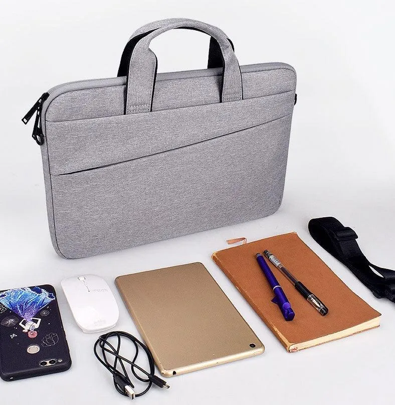 Custom Waterproof Business laptop Case sleeve Office Bag -Navy Blue