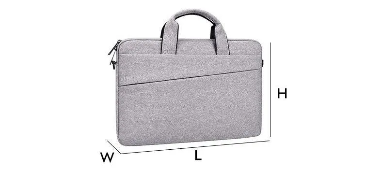 Custom Waterproof Business laptop Case sleeve Office Bag -Navy Blue
