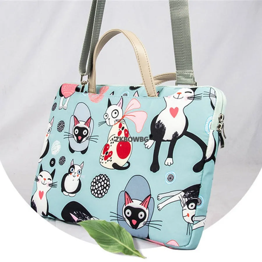 Cute Cat Multifunctional MacBook Bag