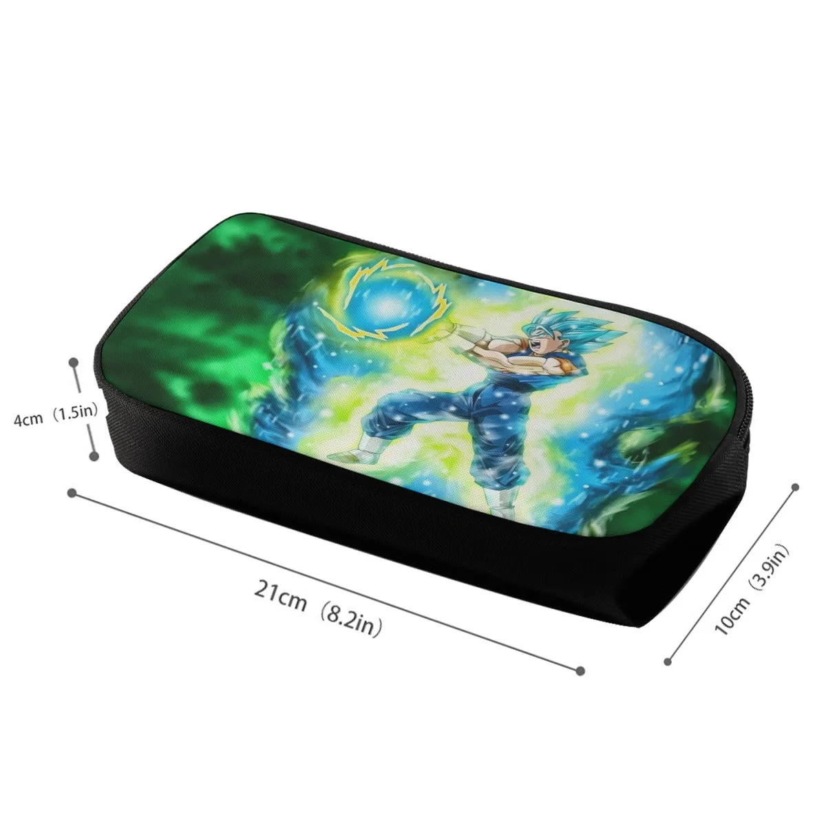 DBZ Goku Super Saiyan Blue SSGSS Kamehameha Power Attack Pencil Bag
