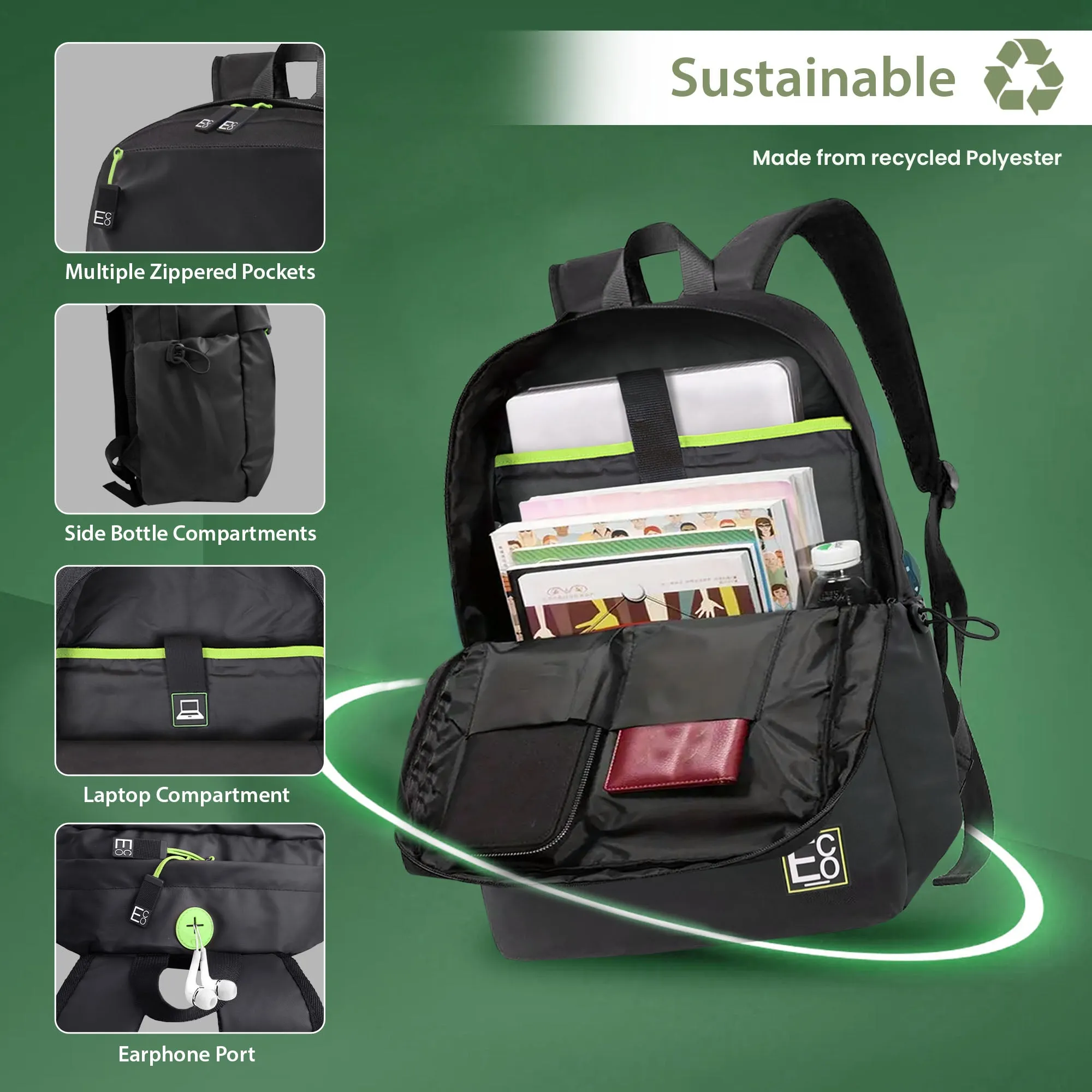 Eco-Sustainable Back To School Backpack