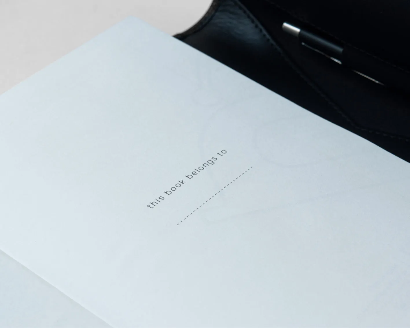 Executive Leather Diary - Black