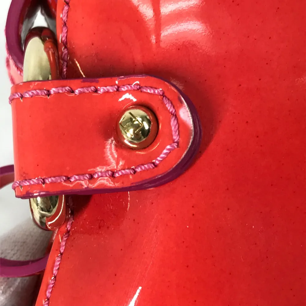FENDI Handbag enamel pink By color