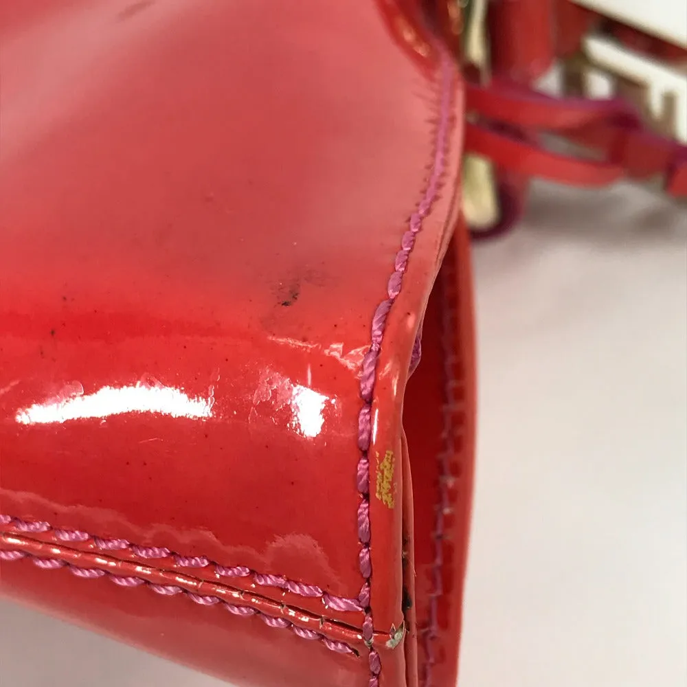 FENDI Handbag enamel pink By color