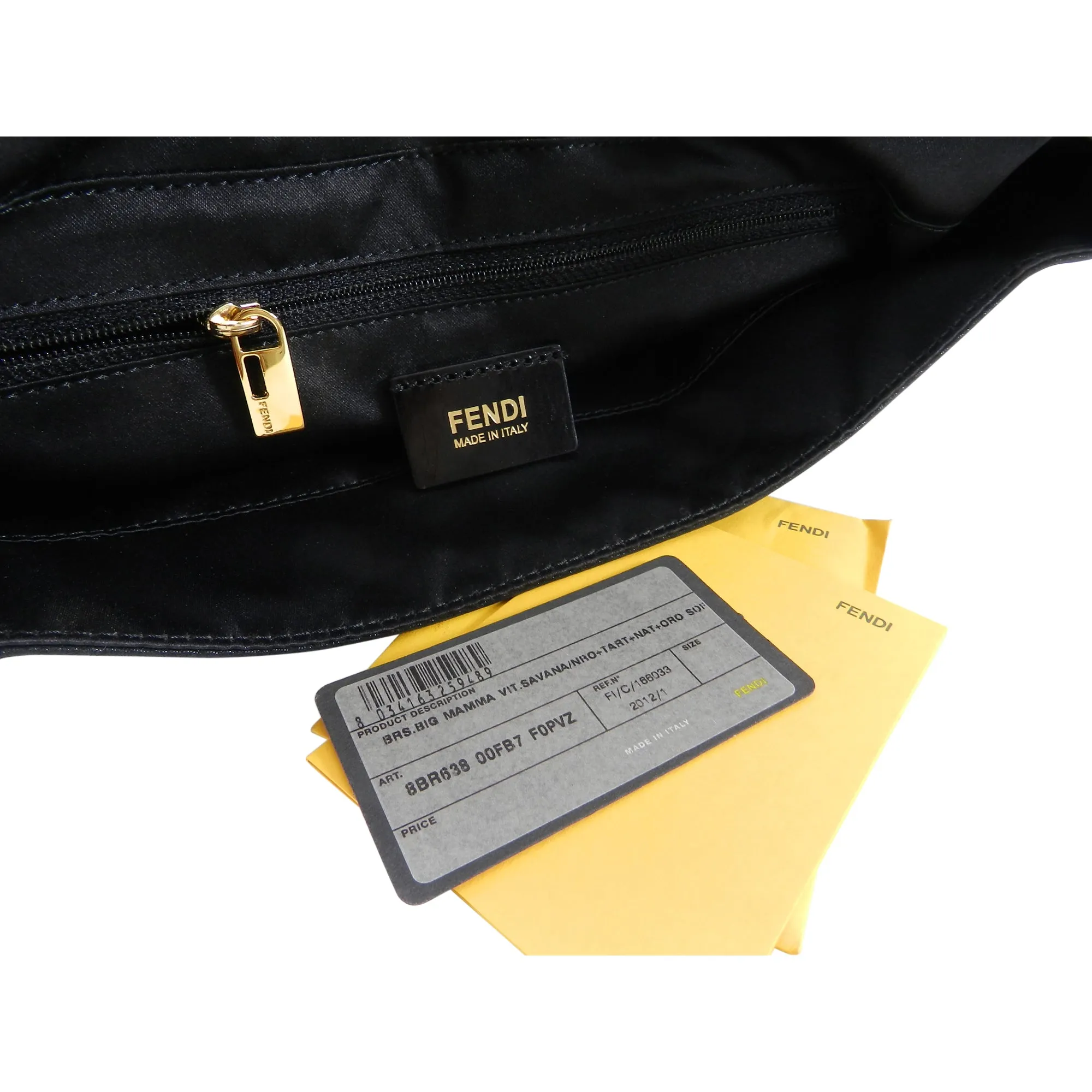 Fendi Suede Big Mamma Shoulder Bag with Tortoise and Resin Clasp