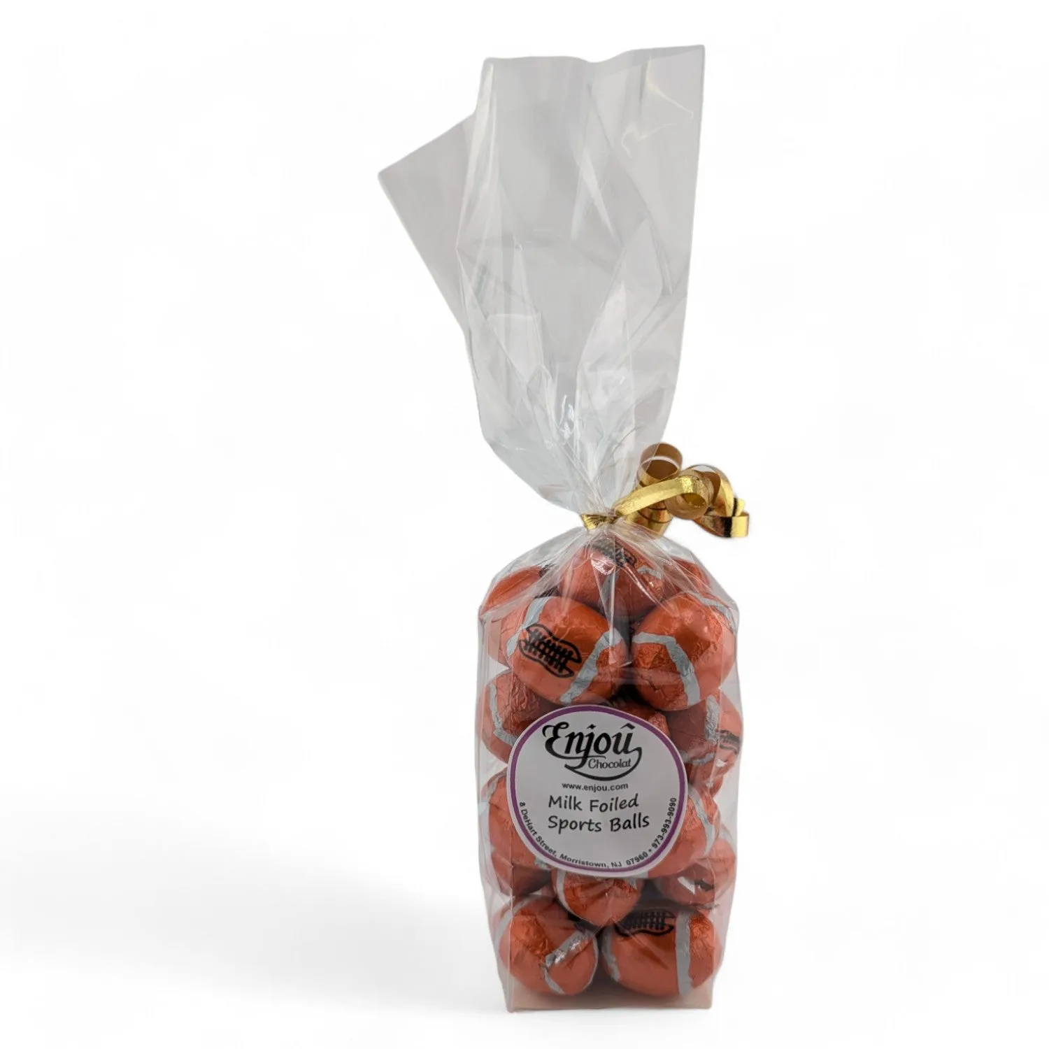 Foil Wrapped Milk Chocolate Sports Balls