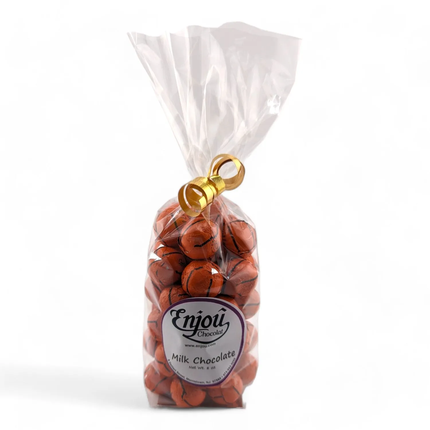 Foil Wrapped Milk Chocolate Sports Balls