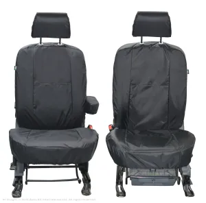 Ford Transit Tourneo Connect MK1 MY03-13 Front Set 1 1 Tailored Waterproof Seat Covers In Grey