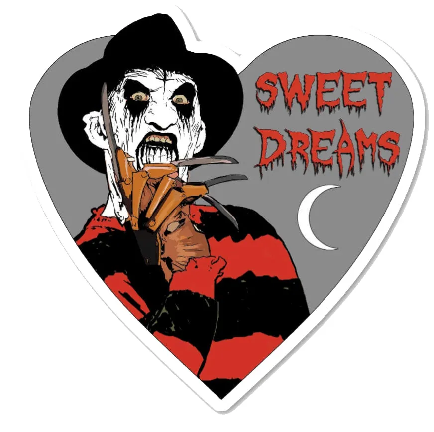 Freddy Sweet Dreams Cut Vinyl STICKER