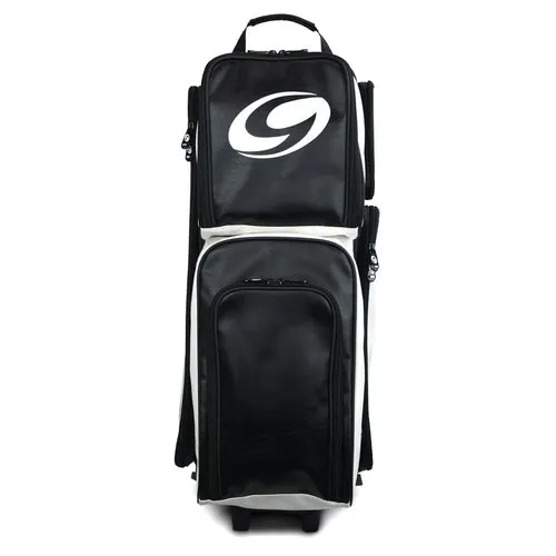 Genesis Carbon 3 Ball Roller Bowling Bag White/Black