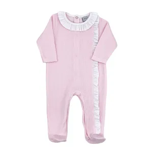 Girls Ruffle Detail Footie