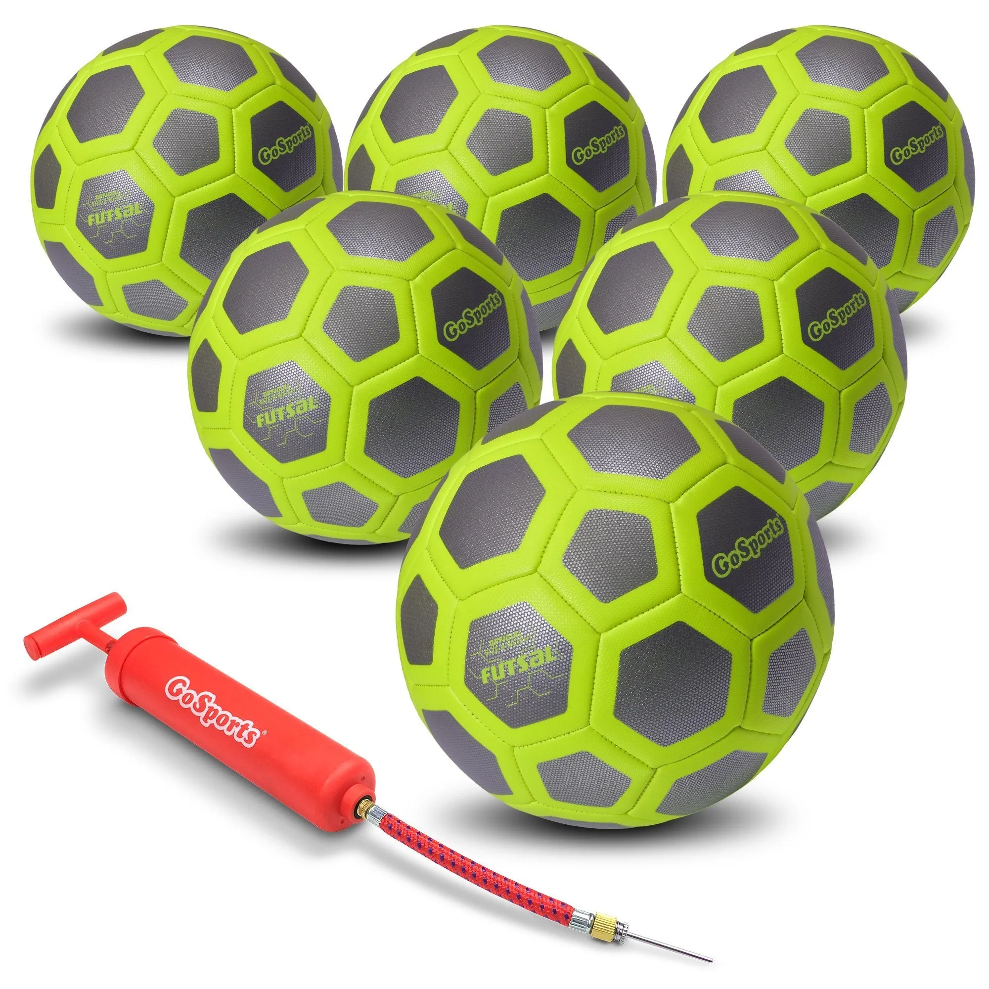 GoSports ELITE Futsal Ball - 6-Pack