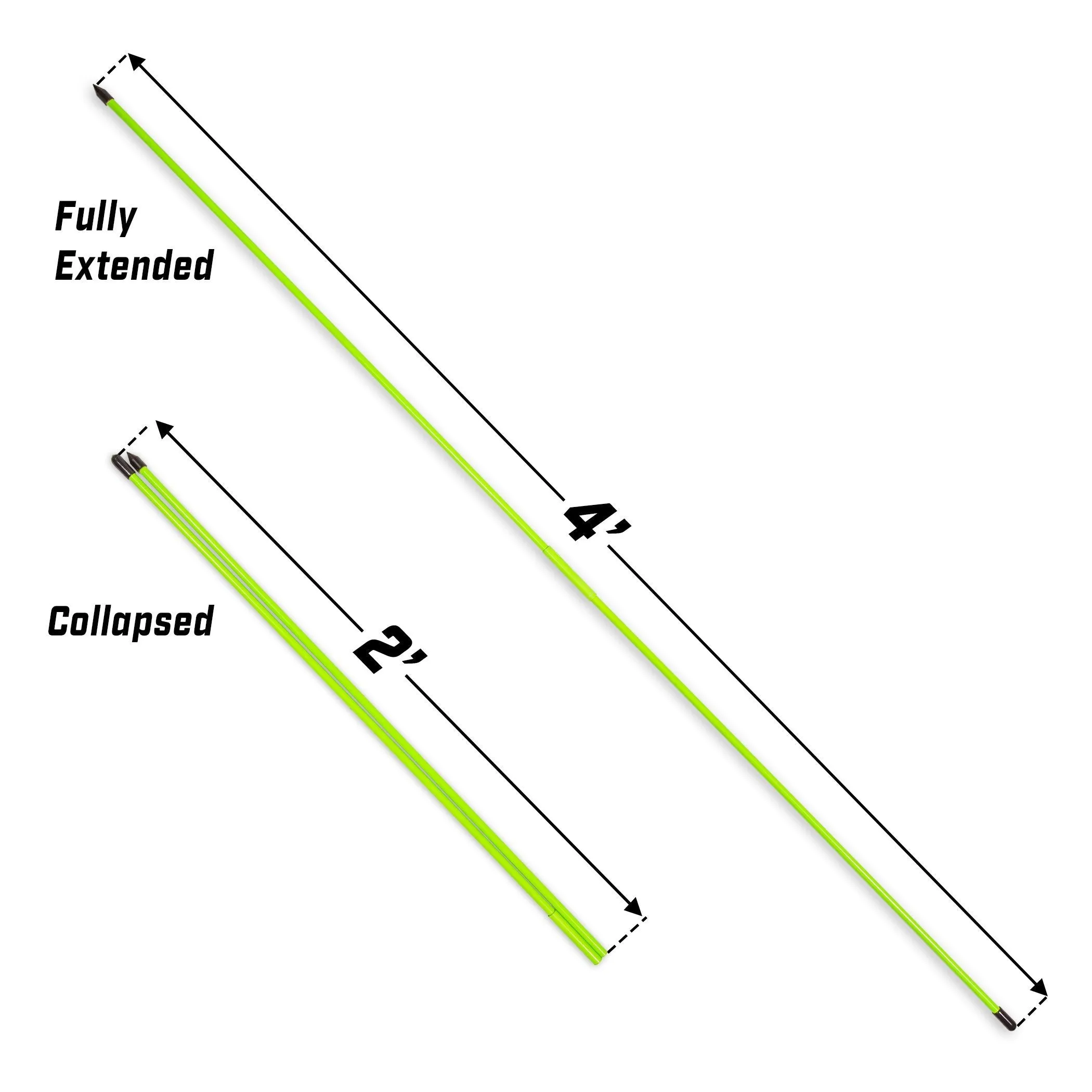 GoSports Golf Alignment Training Sticks - 48"