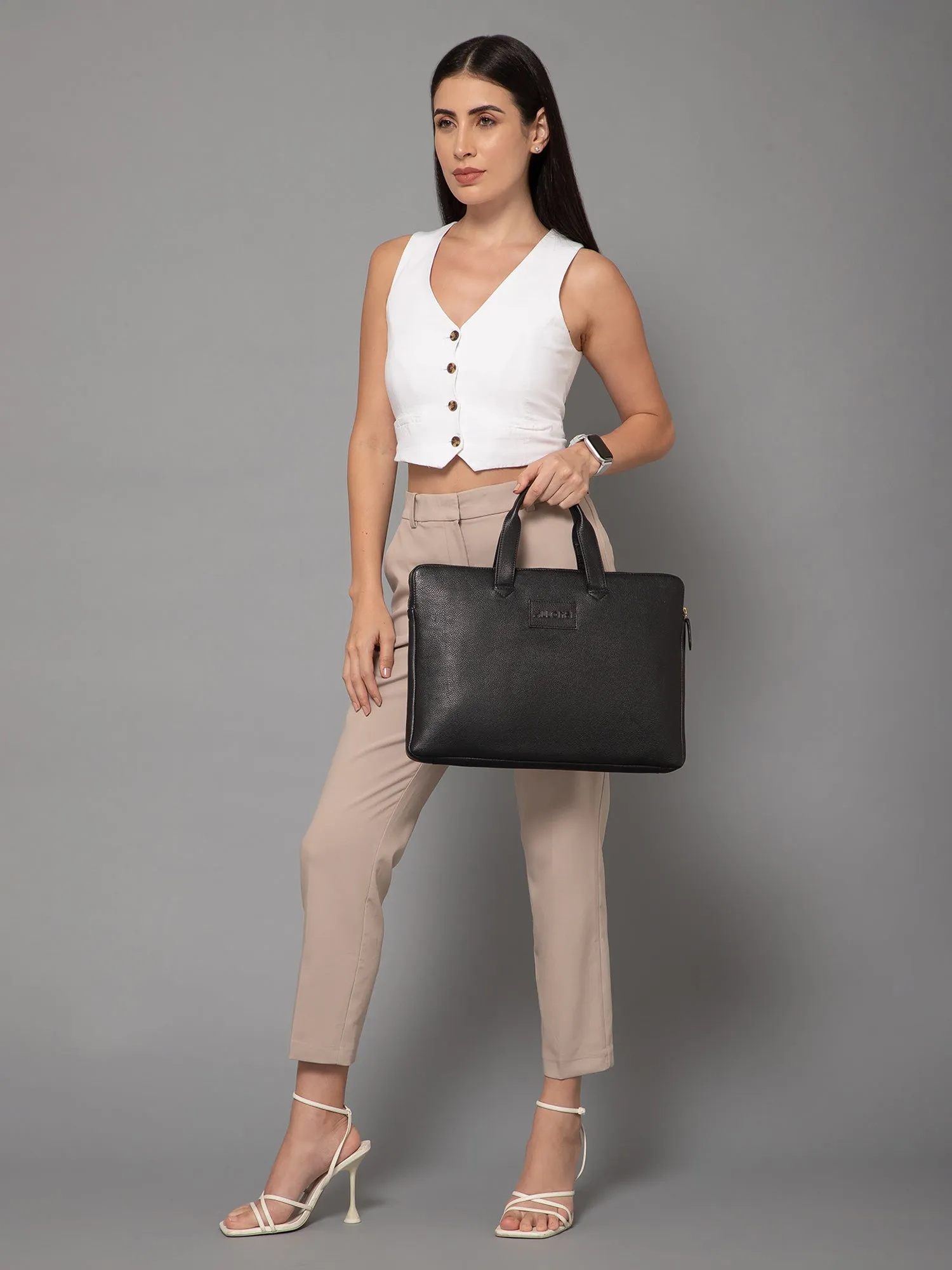 Grandir Leather Laptop Sleeve Bag