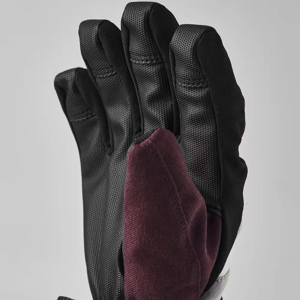 Hestra Atlas Gore-Tex Kids Ski Gloves - Bordeaux
