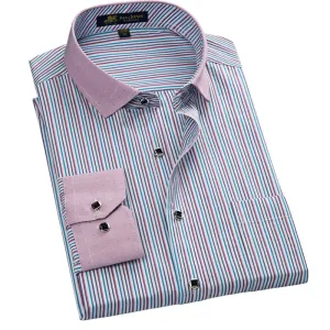 High Quality Stripe Long Sleeve Shirt #H57XX
