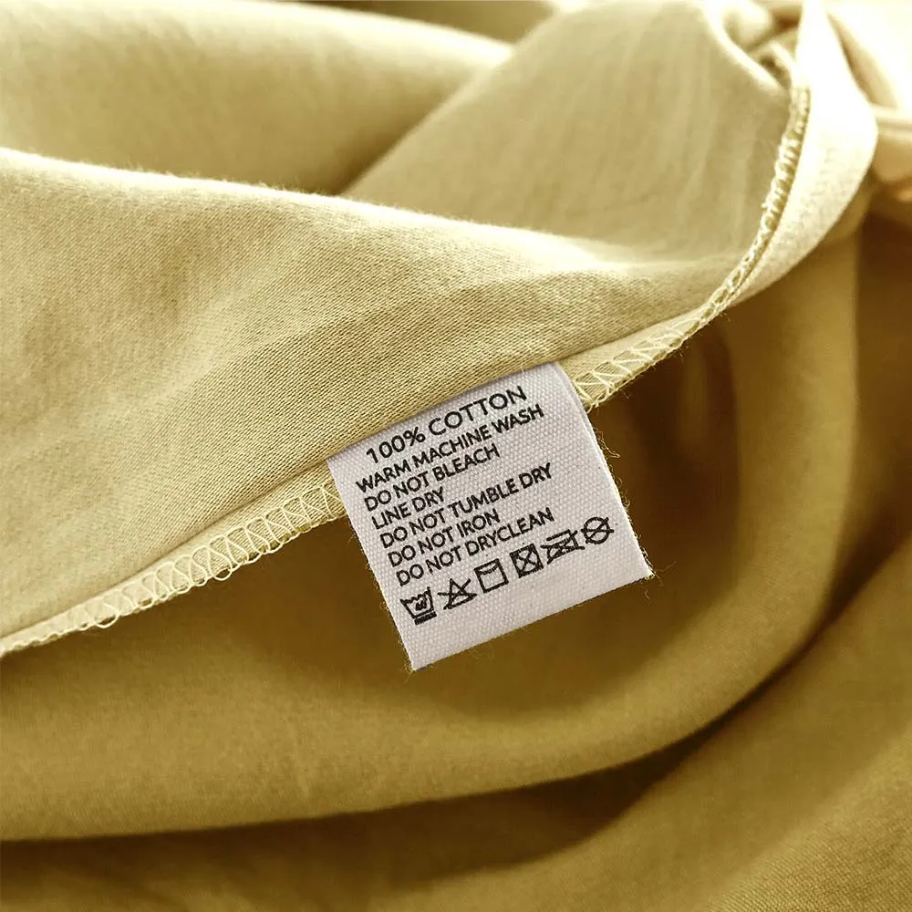 Hypoallergenic Cotton Sheet Set I Single I Yellow