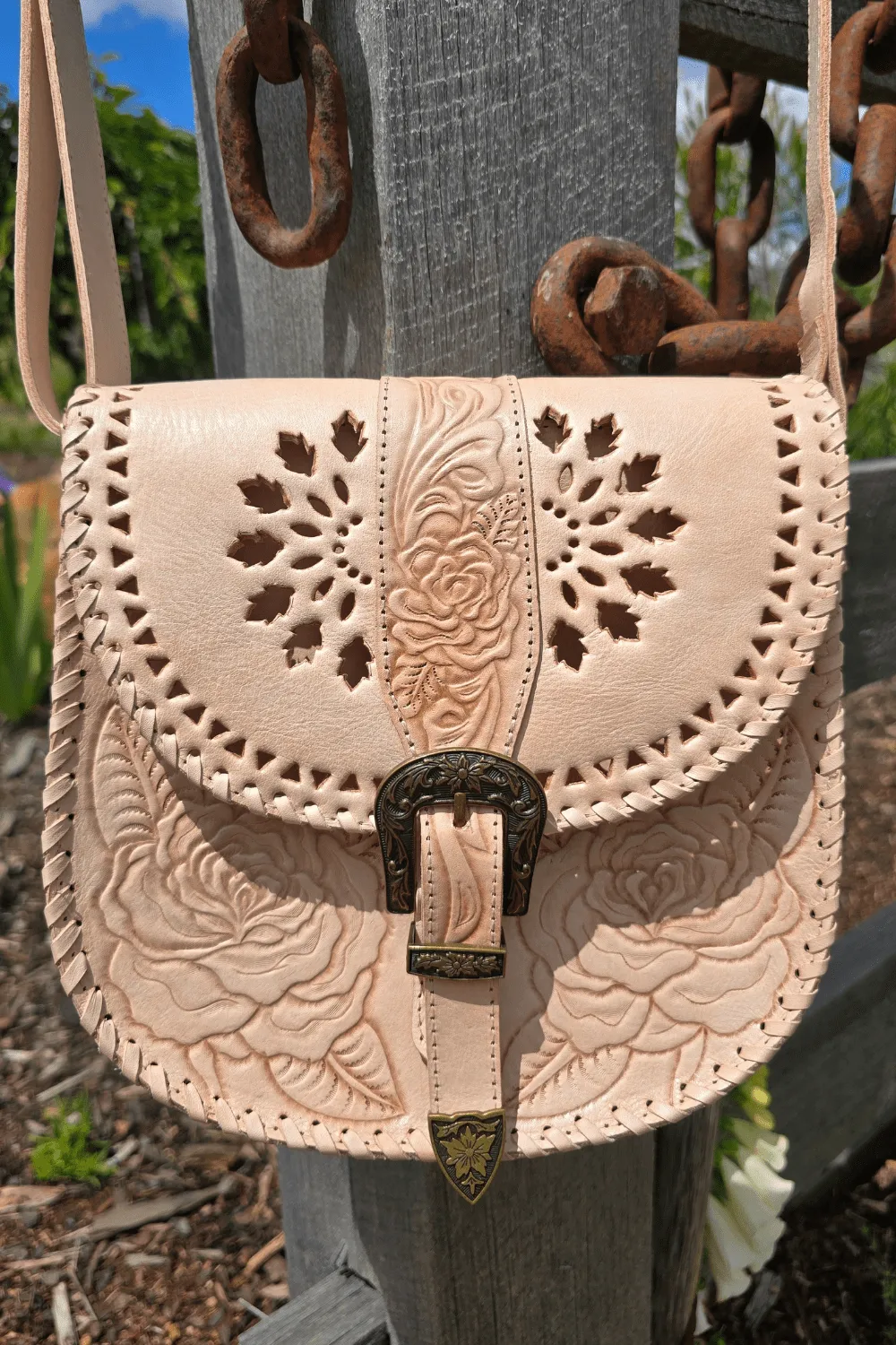 Isabelle Cross Body Bag - Natural