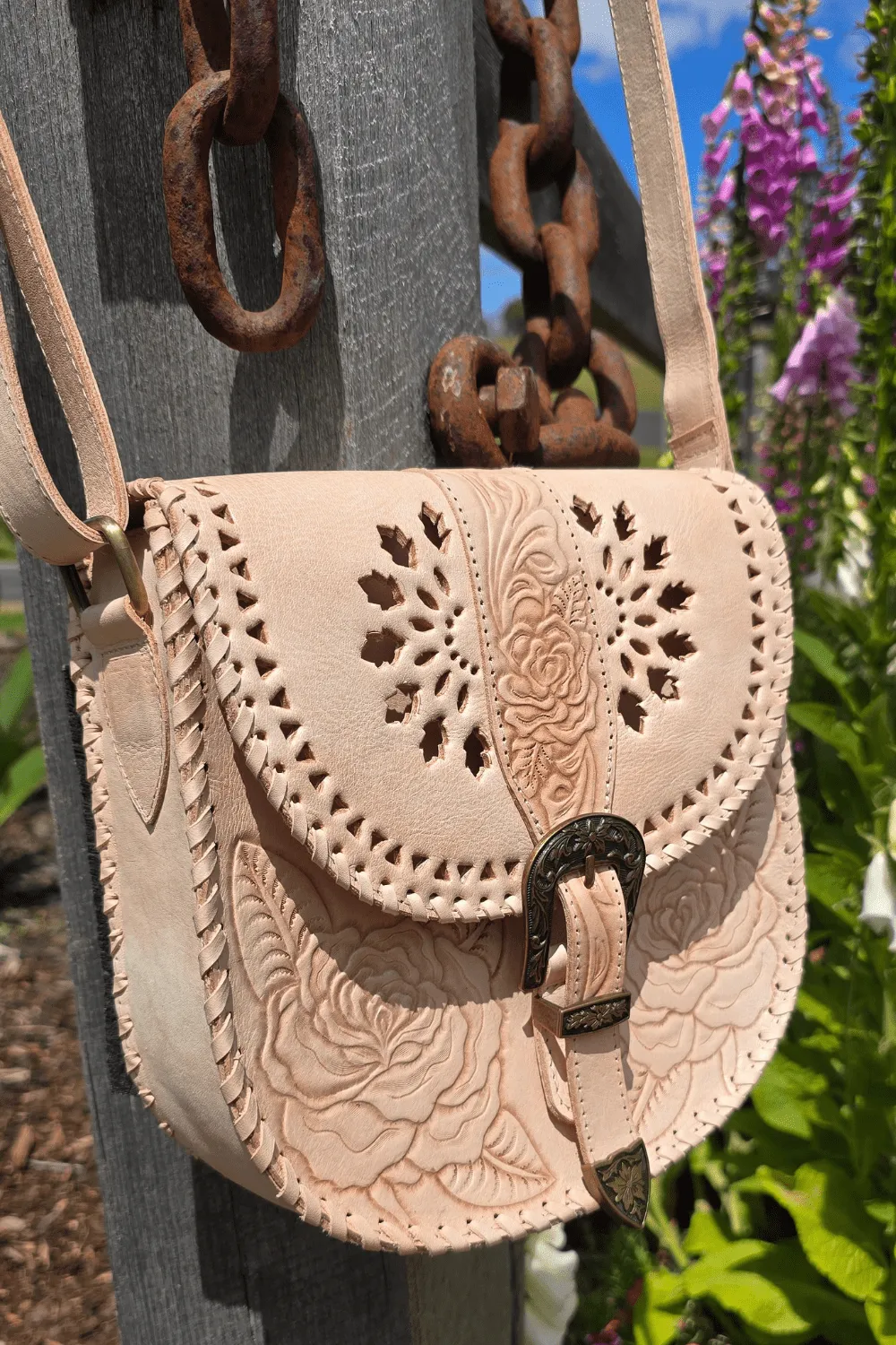 Isabelle Cross Body Bag - Natural