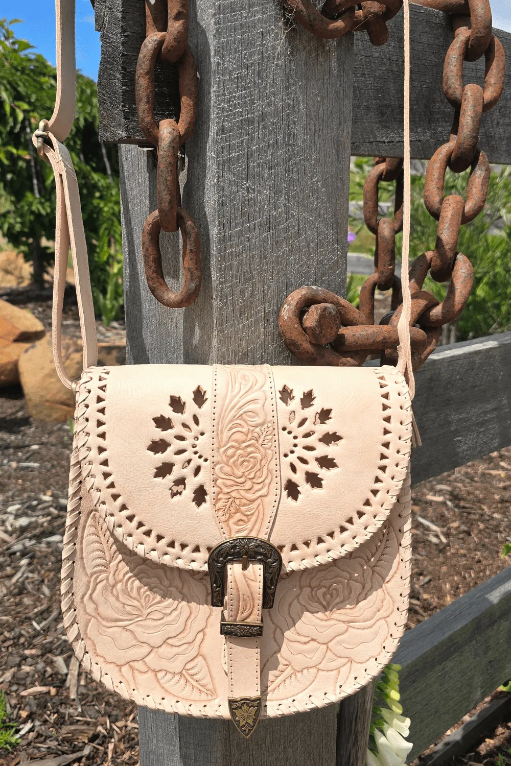 Isabelle Cross Body Bag - Natural