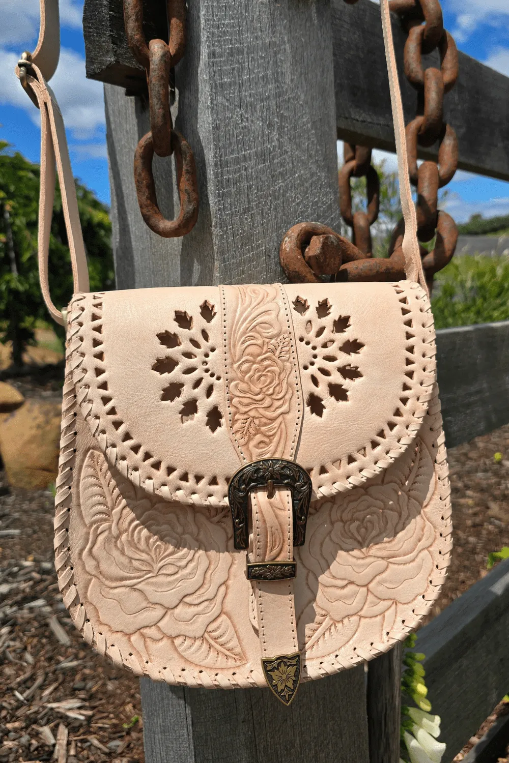 Isabelle Cross Body Bag - Natural