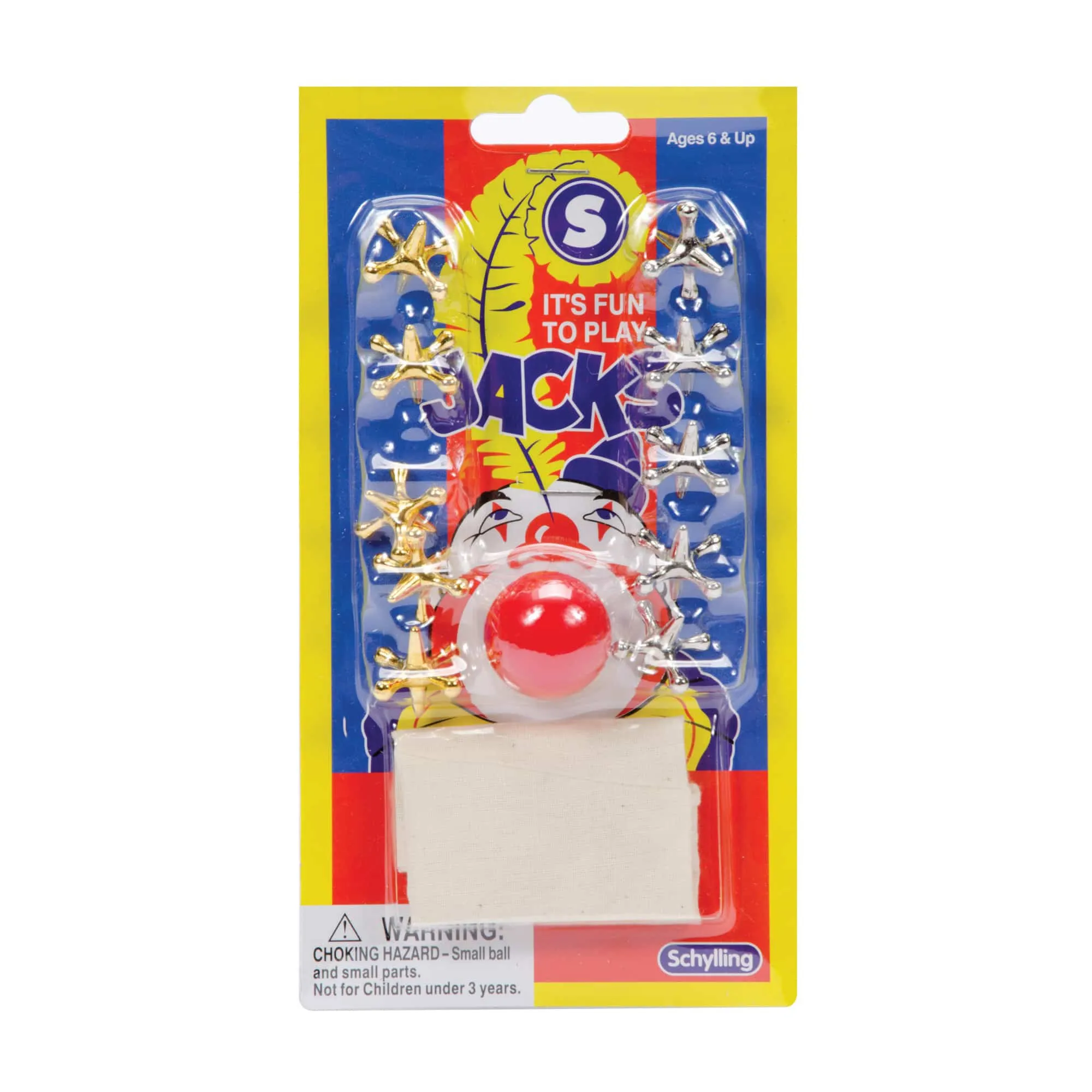 Jacks and Ball with Cloth Bag