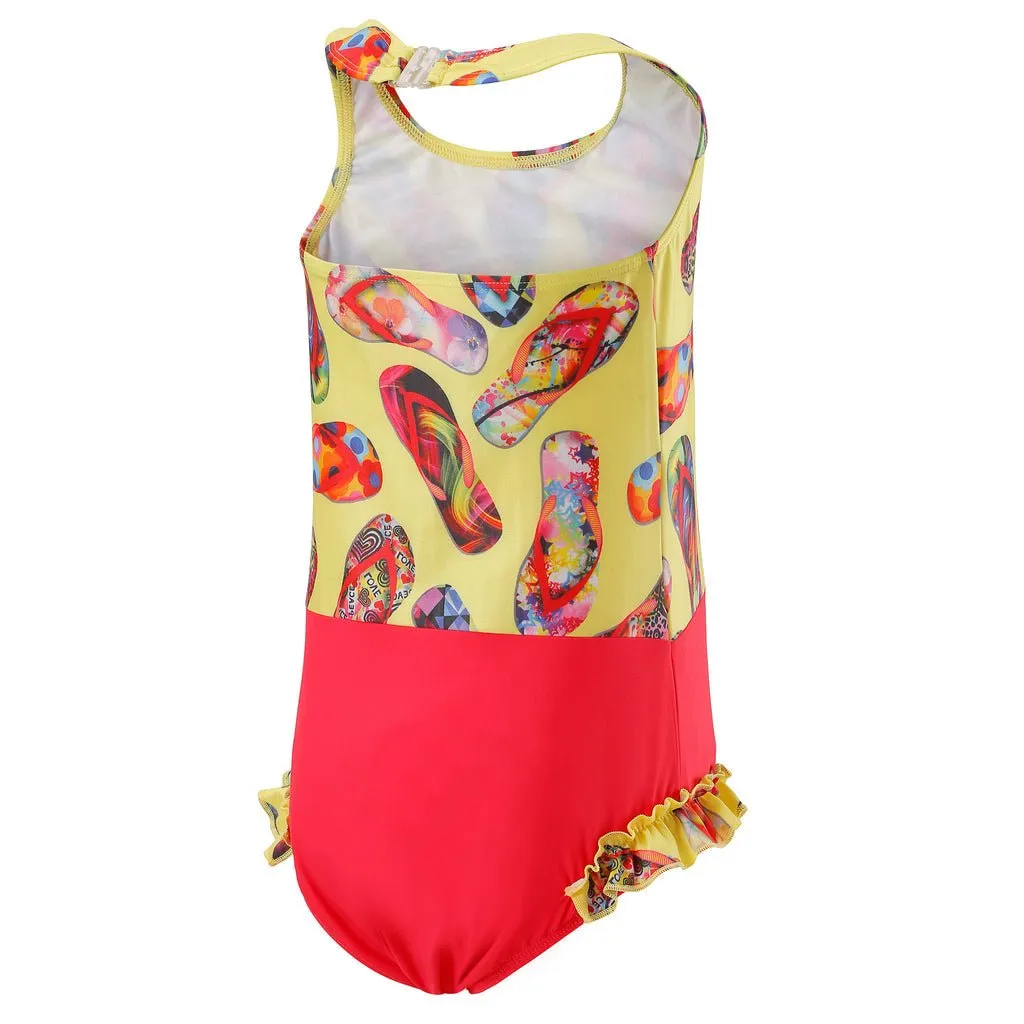 Kes-vir Girl's Marigold Incontinence Halterneck Swimsuit