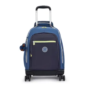 Kipling New Zea Fantasy Blue Bl Large Wheeled Backpack C2I5246-8FB