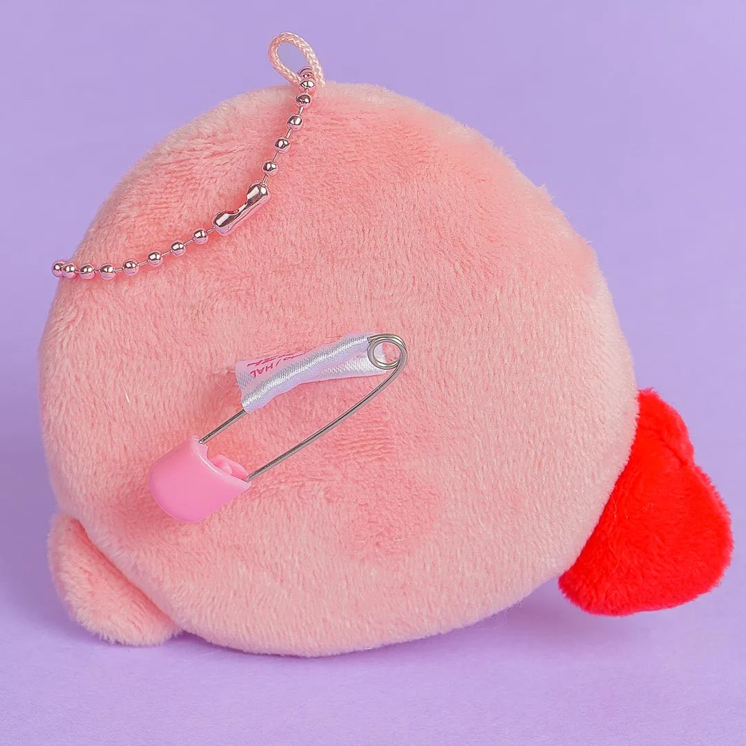 Kirby Lying Down Plushie & Badge