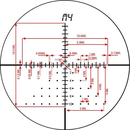 Konus Scope Konuspro El30 30mm - 4-16x44 10-changeable Reticle<