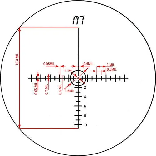 Konus Scope Konuspro El30 30mm - 4-16x44 10-changeable Reticle<