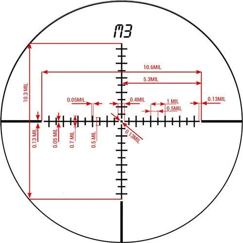 Konus Scope Konuspro El30 30mm - 4-16x44 10-changeable Reticle<