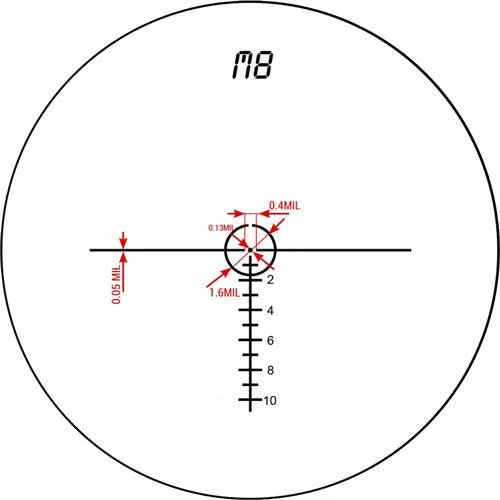 Konus Scope Konuspro El30 30mm - 4-16x44 10-changeable Reticle<