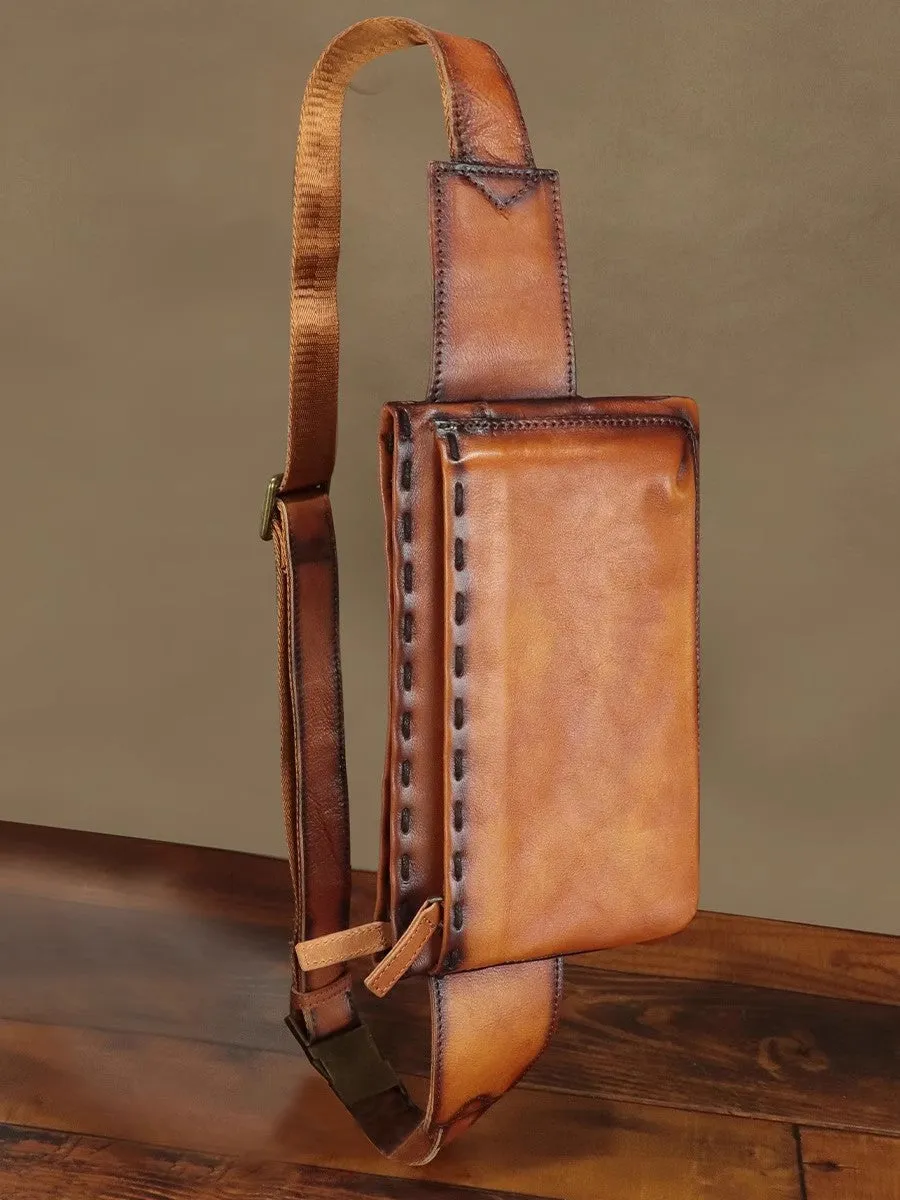 Ladies Designer Sling Bag Genuine Leather Women's Chest Bag