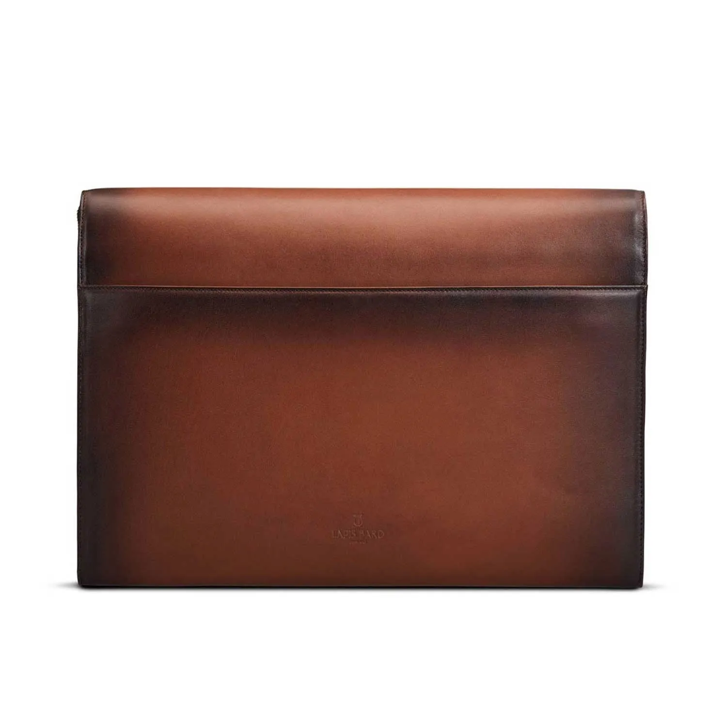 Lapis Bard Ducorium Bexley 13inch Laptop Sleeve With Shoulder Strap - Cognac