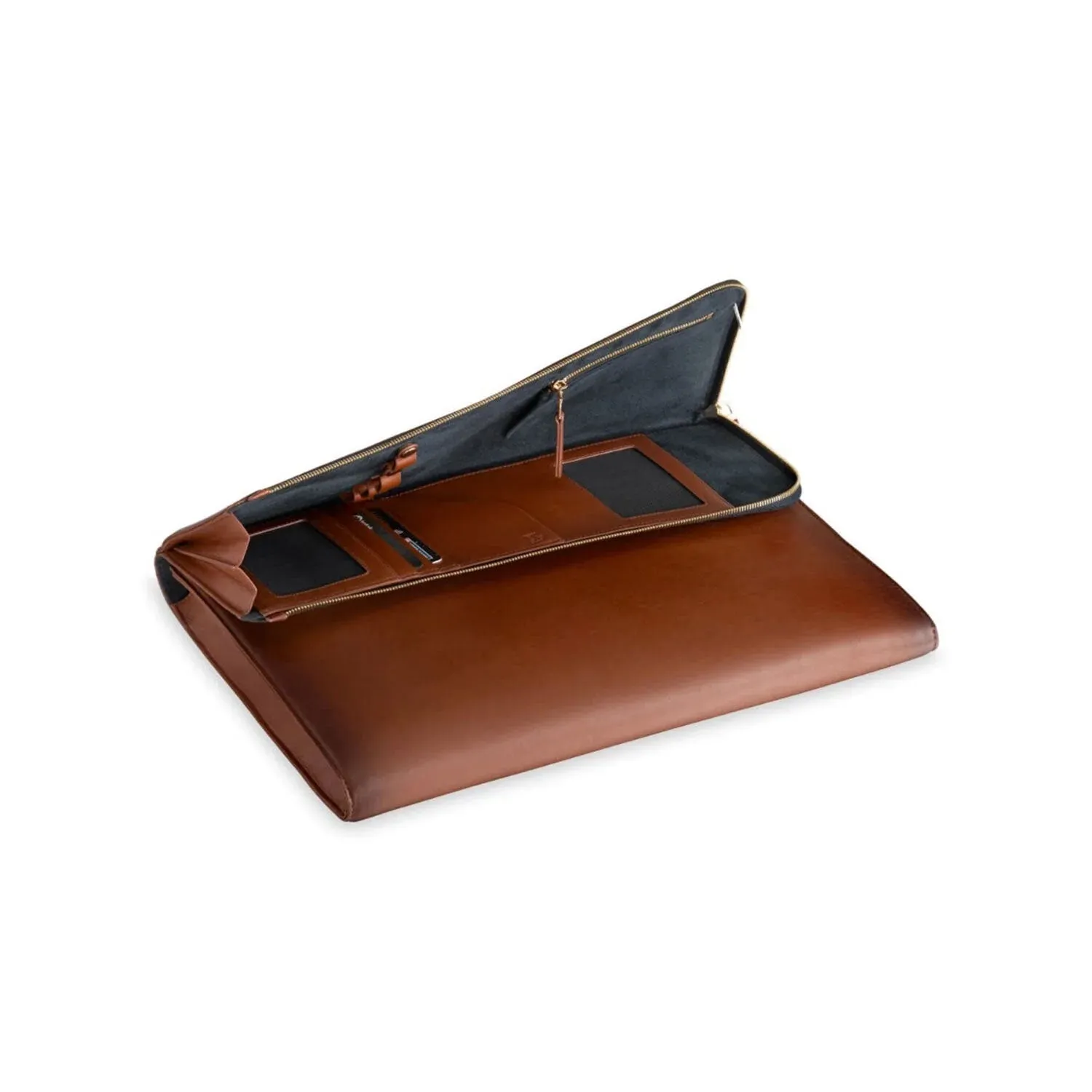 Lapis Bard Ducorium Bexley 13inch Laptop Sleeve With Shoulder Strap - Cognac
