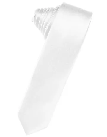 Lapis Luxury Satin Skinny Necktie