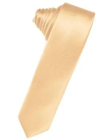 Lapis Luxury Satin Skinny Necktie