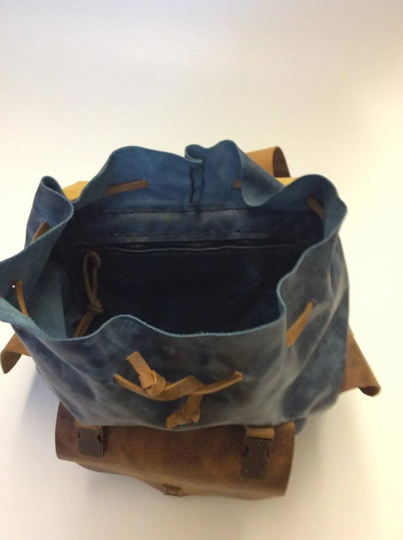 Leather Backpack for Weekend Trip