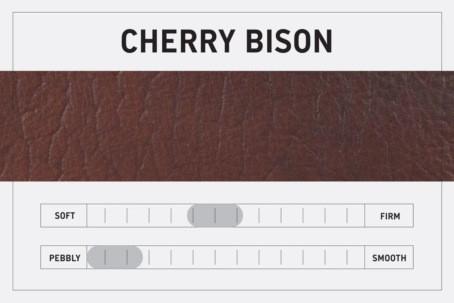 LEATHER BUCKET BAG - SMALL - CHERRY BISON