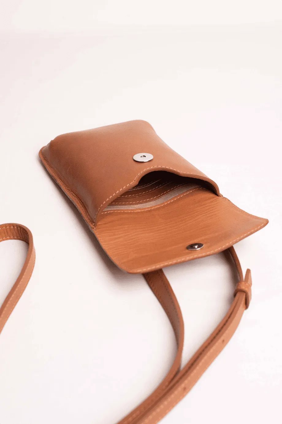 Leather crossbody bag - Rioja