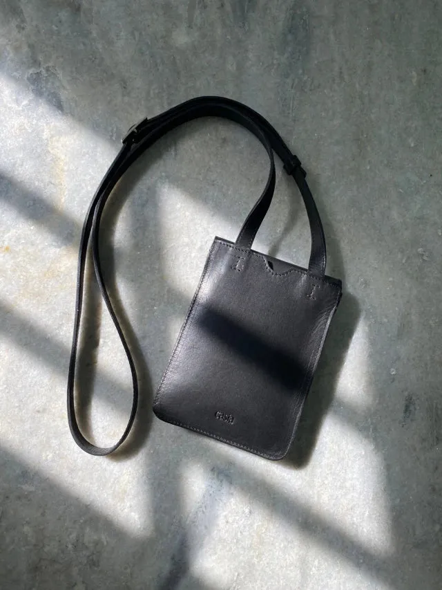 Leather crossbody bag - Rioja