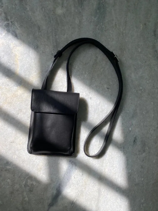 Leather crossbody bag - Rioja