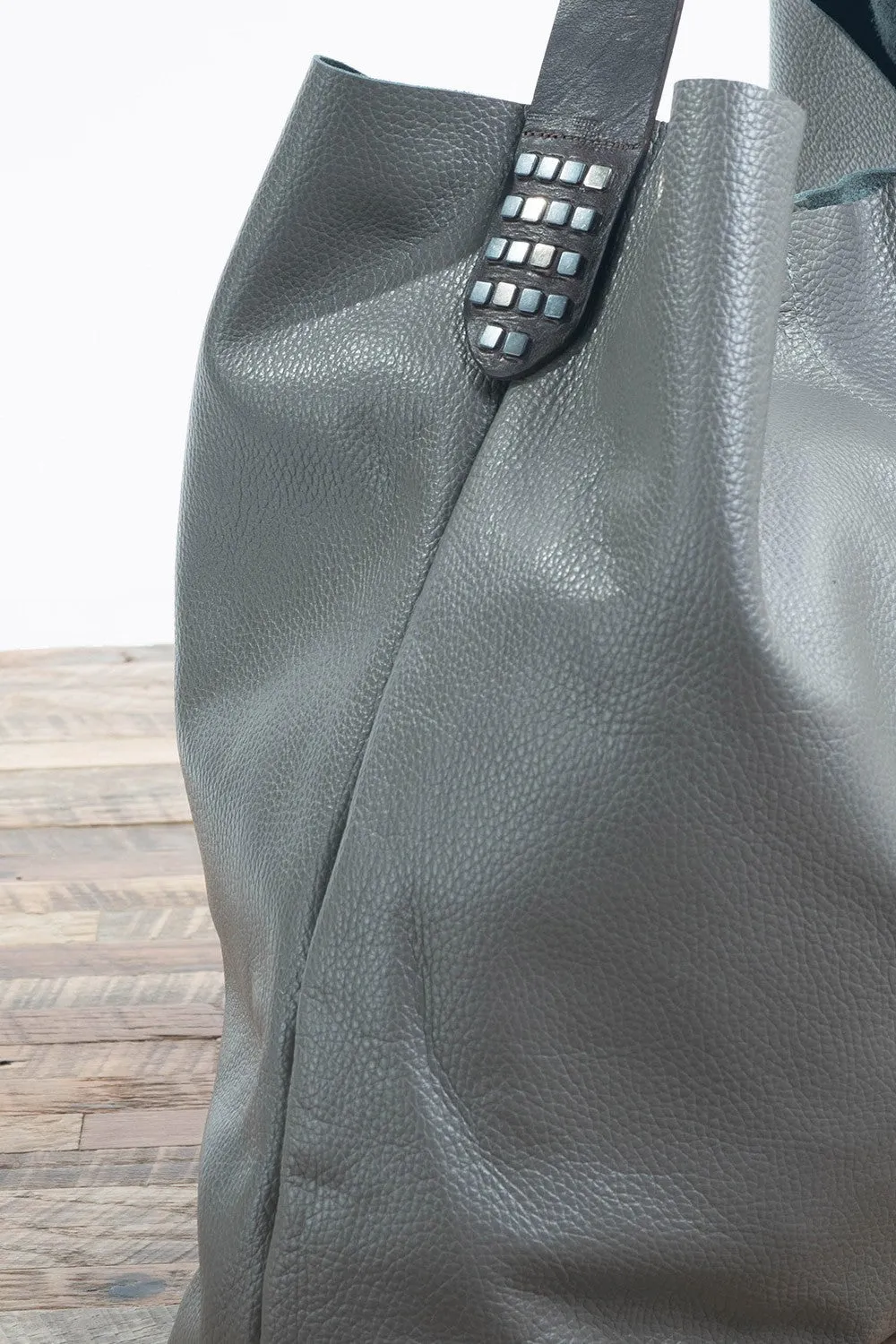 Leather Hobo Bag