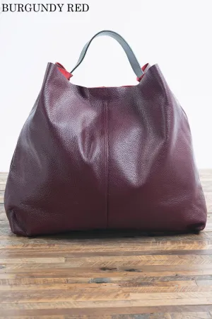 Leather Hobo Bag