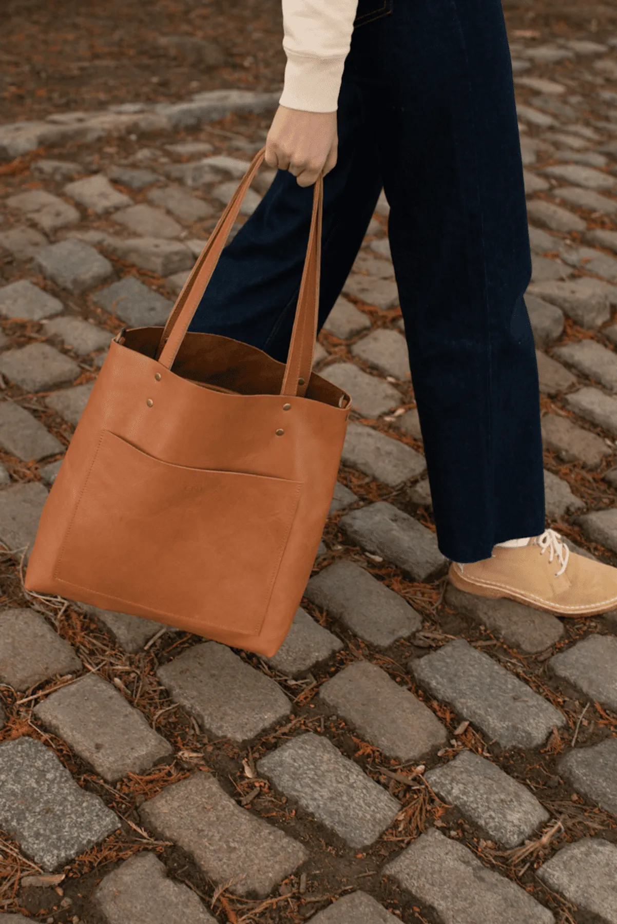 Leather tote bag - Estepa