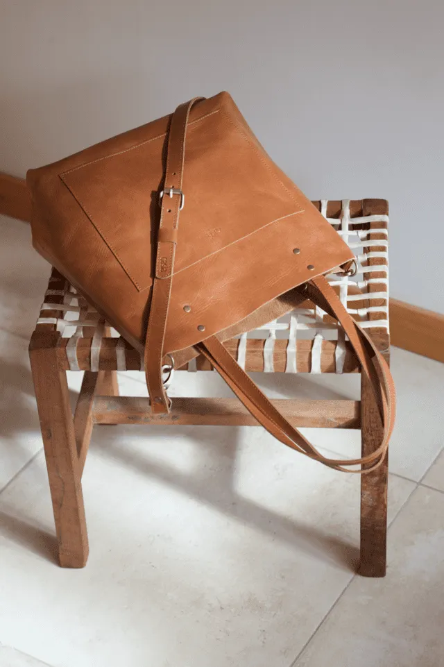 Leather tote bag - Estepa