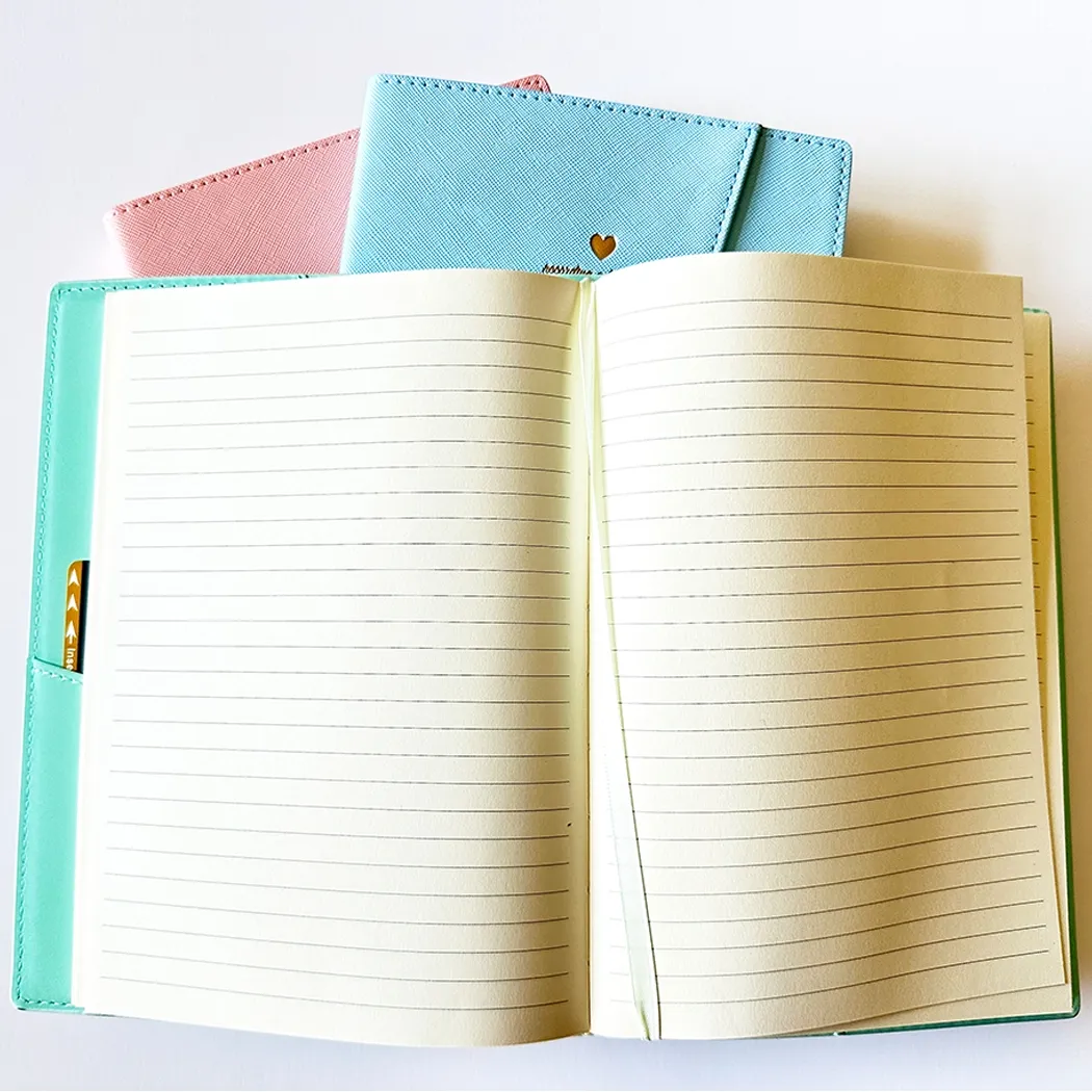 LIFE Leatherette Fashion Journal with Sleeve Cover (Green)
